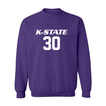Kansas State - NCAA Women's Volleyball : Tatum Tindall - Replica Shersey Crewneck Sweatshirt-0