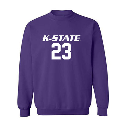 Kansas State - NCAA Women's Volleyball : Lauren Latham - Replica Shersey Crewneck Sweatshirt-0