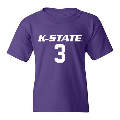 Kansas State - NCAA Women's Volleyball : Alex Klukvin - Replica Shersey Youth T-Shirt-0
