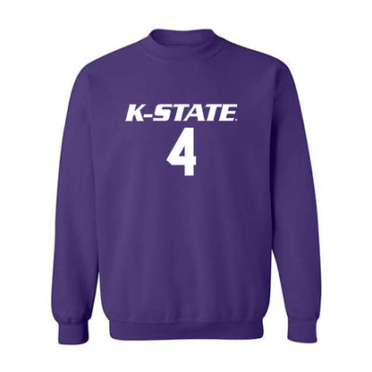 Kansas State - NCAA Women's Volleyball : Reagan Fox - Replica Shersey Crewneck Sweatshirt