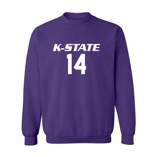 Kansas State - NCAA Women's Volleyball : Shaylee Myers - Replica Shersey Crewneck Sweatshirt