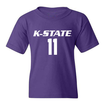 Kansas State - NCAA Women's Volleyball : Ava LeGrand - Replica Shersey Youth T-Shirt