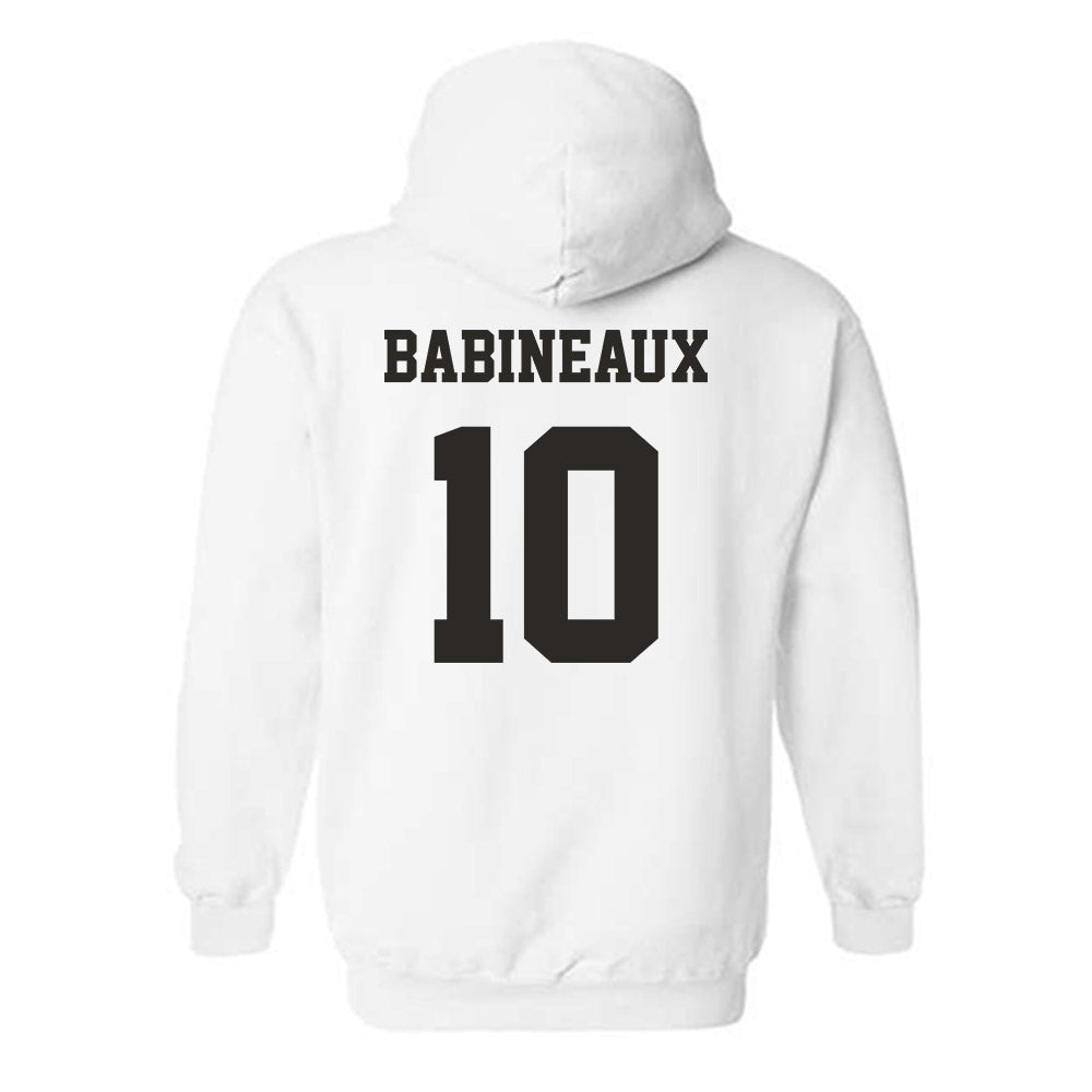 Louisiana - NCAA Football : Russell Babineaux - Classic Shersey Hooded Sweatshirt-1