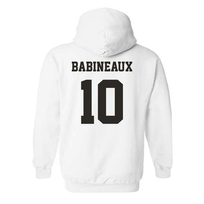 Louisiana - NCAA Football : Russell Babineaux - Classic Shersey Hooded Sweatshirt-1