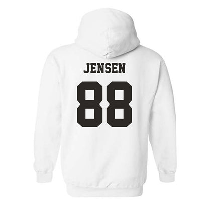 Louisiana - NCAA Football : Caden Jensen - Hooded Sweatshirt Classic Shersey