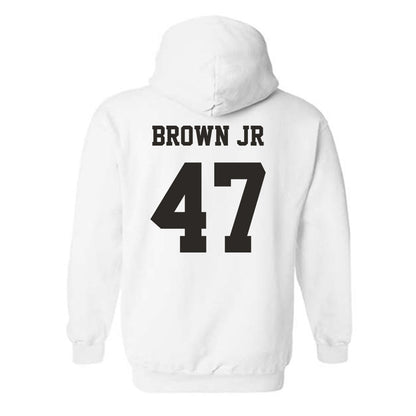 Louisiana - NCAA Football : Maurice Brown Jr - Classic Shersey Hooded Sweatshirt-1