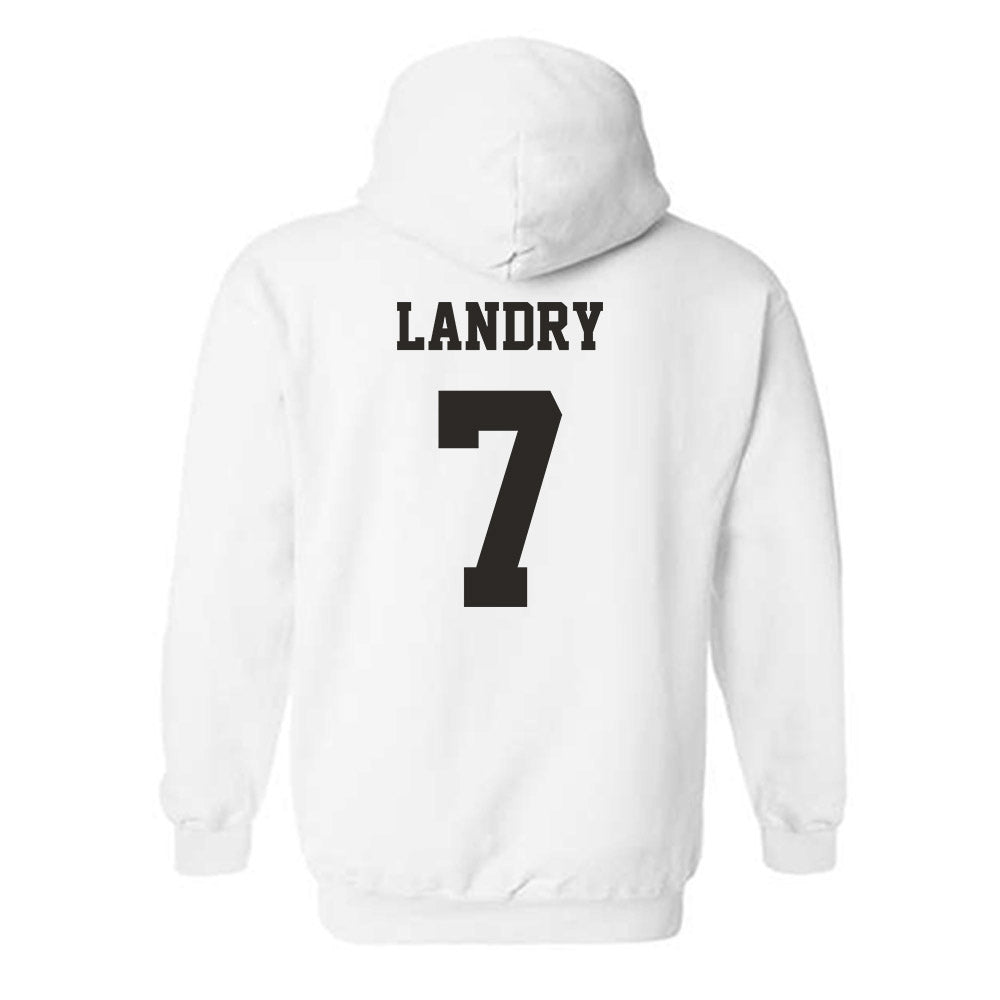 Louisiana - NCAA Men's Basketball : Christian Landry - Classic Shersey Hooded Sweatshirt-1