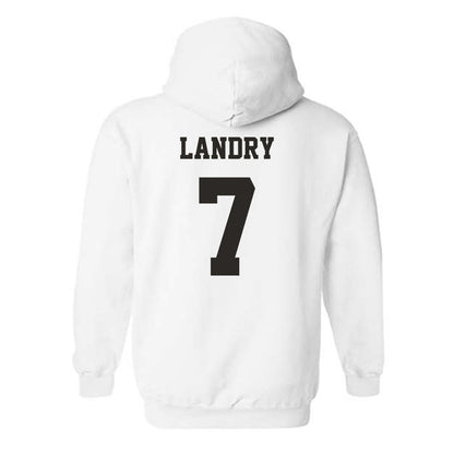 Louisiana - NCAA Men's Basketball : Christian Landry - Classic Shersey Hooded Sweatshirt-1