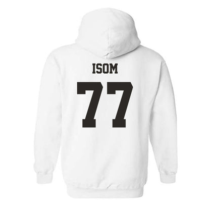Louisiana - NCAA Football : Jakoby Isom - Classic Shersey Hooded Sweatshirt-1