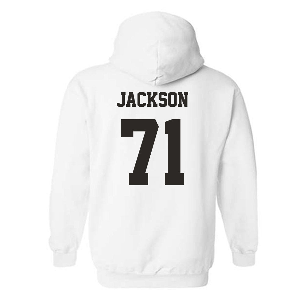 Louisiana - NCAA Football : George Jackson - Hooded Sweatshirt Classic Shersey