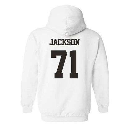 Louisiana - NCAA Football : George Jackson - Hooded Sweatshirt Classic Shersey