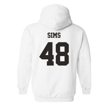 Louisiana - NCAA Football : Hunter Sims - Classic Shersey Hooded Sweatshirt-1