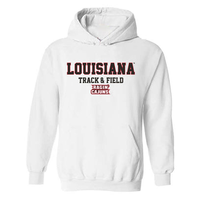 Louisiana - NCAA Men's Track & Field : Hunter Ullrich - Classic Shersey Hooded Sweatshirt-0