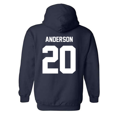 Georgia Southern - NCAA Women's Basketball : Lia Anderson - Classic Fashion Shersey Hooded Sweatshirt-1