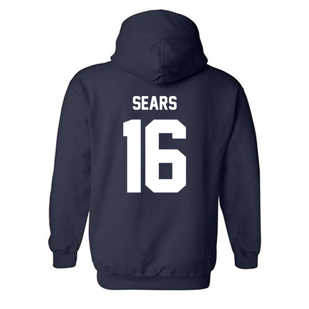 Georgia Southern - NCAA Men's Soccer : Edan Sears - Classic Fashion Shersey Hooded Sweatshirt-1