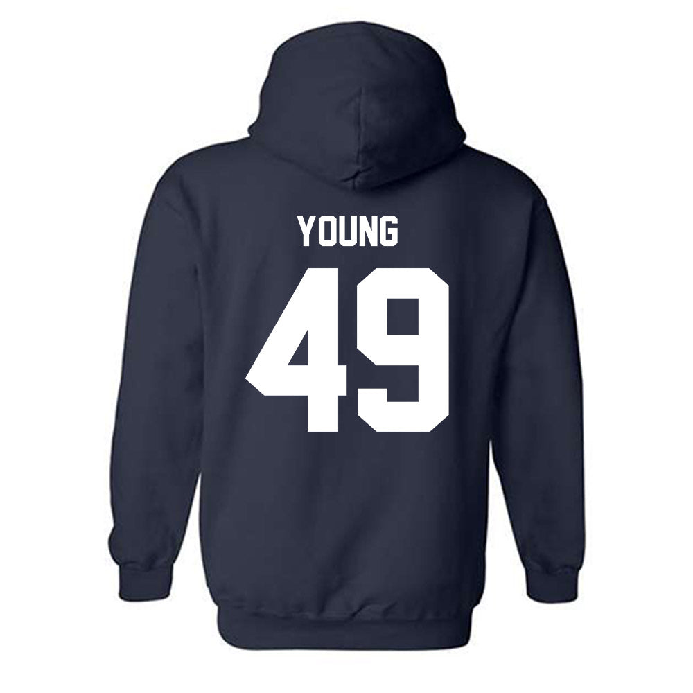 Georgia Southern - NCAA Baseball : Jack Young - Classic Fashion Shersey Hooded Sweatshirt-1