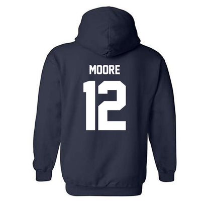 Georgia Southern - NCAA Men's Basketball : Tyren Moore - Classic Fashion Shersey Hooded Sweatshirt-1