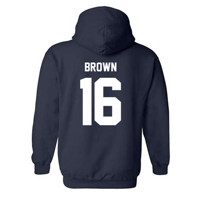 Georgia Southern - NCAA Football : Ahmad Brown - Classic Fashion Shersey Hooded Sweatshirt-1