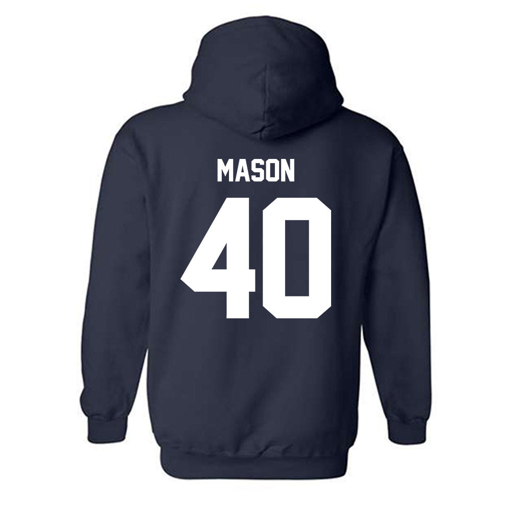 Georgia Southern - NCAA Baseball : Alex Mason - Classic Fashion Shersey Hooded Sweatshirt-1