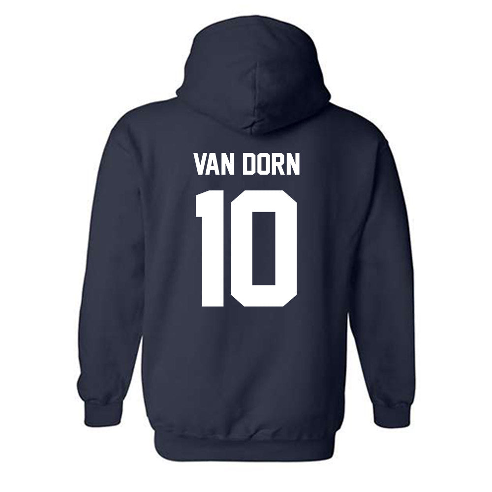 Georgia Southern - NCAA Men's Basketball : Sean Van Dorn - Classic Fashion Shersey Hooded Sweatshirt-1