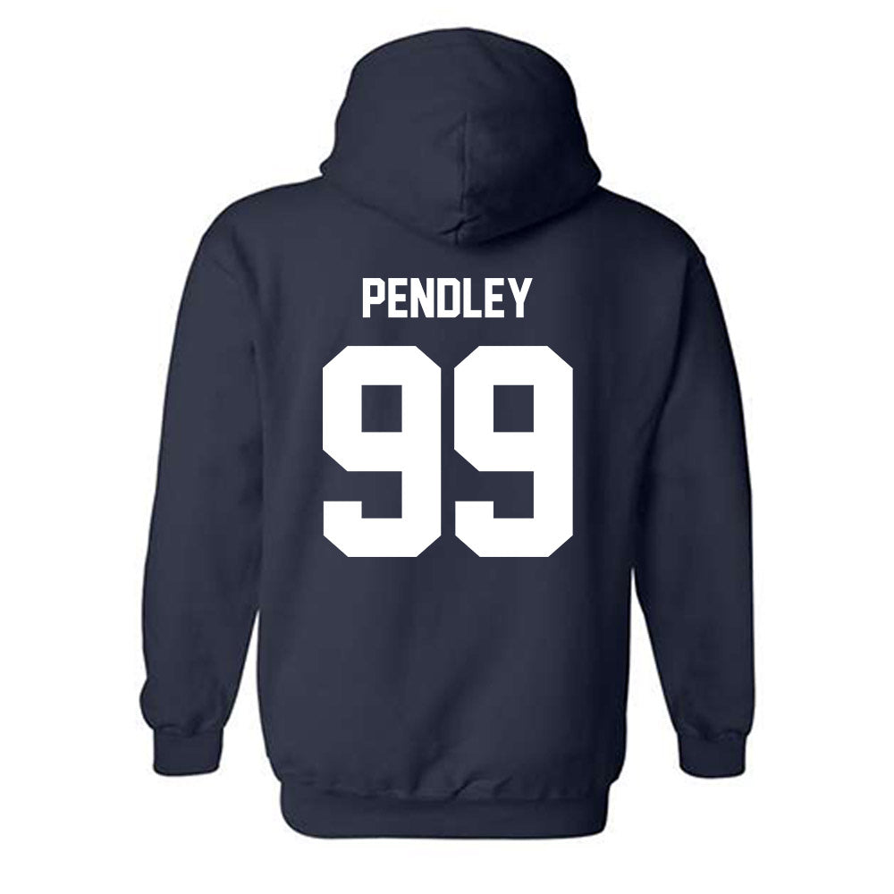 Georgia Southern - NCAA Baseball : Brady Pendley - Classic Fashion Shersey Hooded Sweatshirt-1