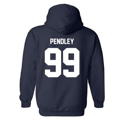 Georgia Southern - NCAA Baseball : Brady Pendley - Classic Fashion Shersey Hooded Sweatshirt-1