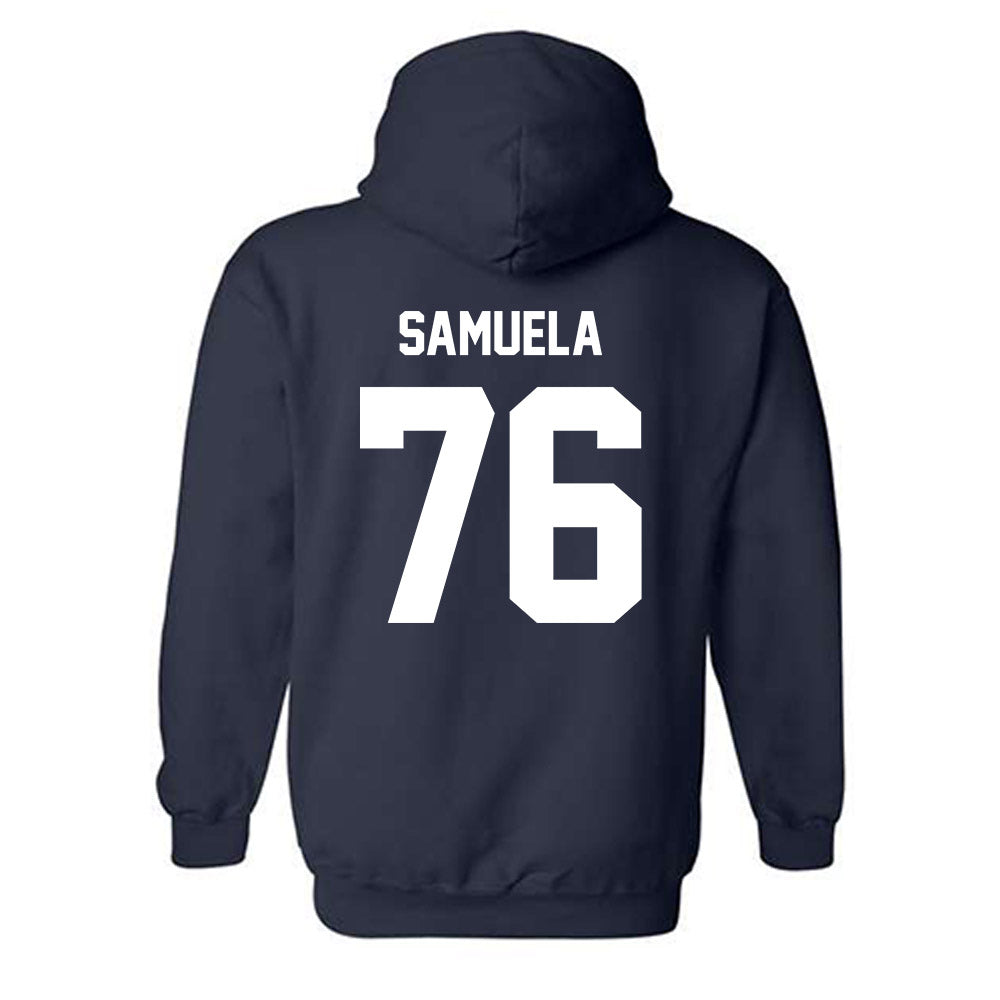 Georgia Southern - NCAA Football : Kingtriton Samuela - Classic Fashion Shersey Hooded Sweatshirt-1