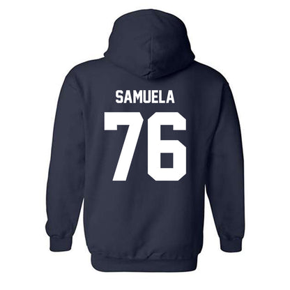 Georgia Southern - NCAA Football : Kingtriton Samuela - Classic Fashion Shersey Hooded Sweatshirt-1