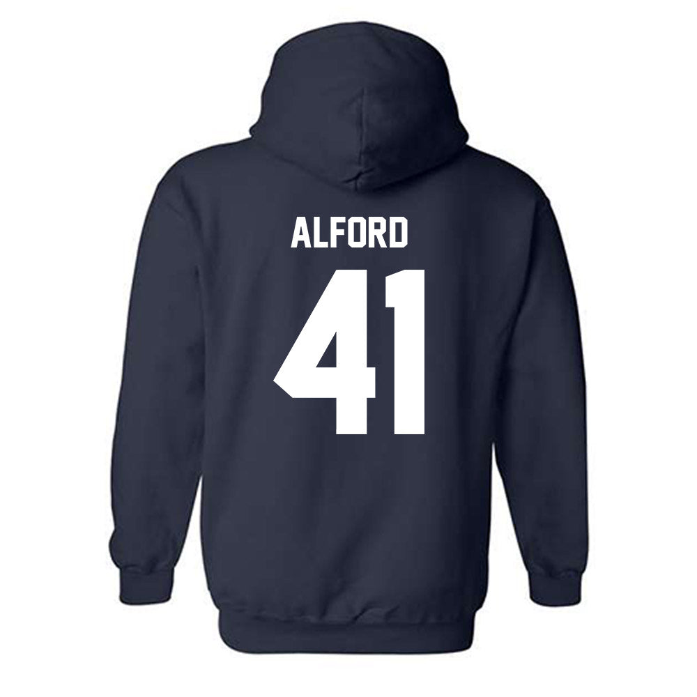 Georgia Southern - NCAA Football : Brandon Alford - Classic Fashion Shersey Hooded Sweatshirt-1