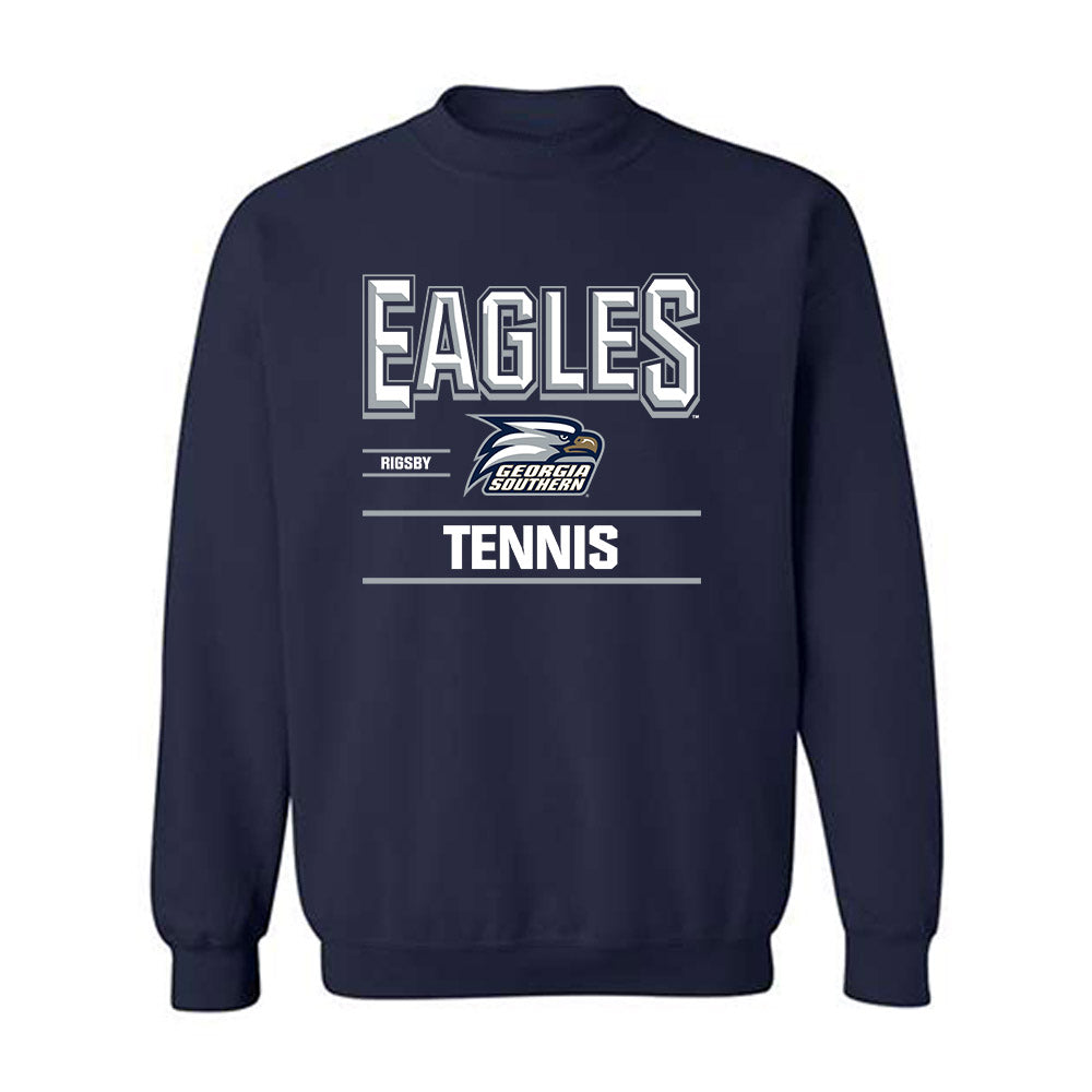 Georgia Southern - NCAA Men's Tennis : Evan Rigsby - Classic Fashion Shersey Crewneck Sweatshirt-0