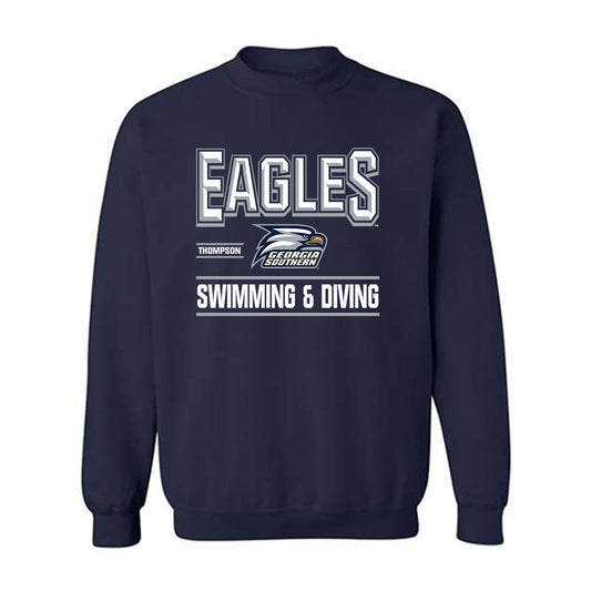 Georgia Southern - NCAA Women's Swimming & Diving : Jayla Thompson - Classic Fashion Shersey Crewneck Sweatshirt-0