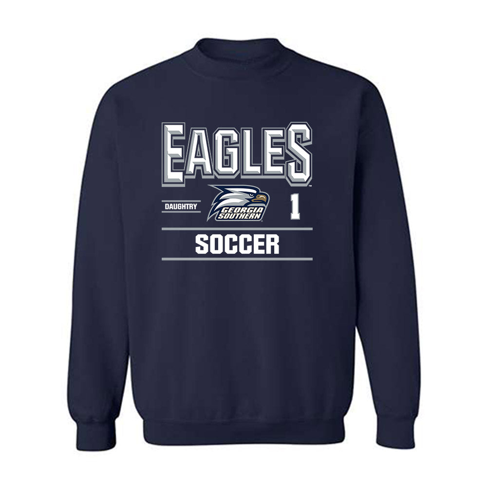 Georgia Southern - NCAA Women's Soccer : Addison Daughtry - Classic Fashion Shersey Crewneck Sweatshirt-0