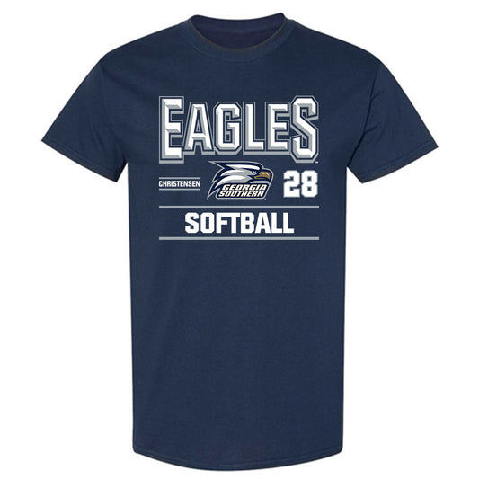 Georgia Southern - NCAA Softball : Kayla Christensen - Classic Fashion Shersey T-Shirt-0