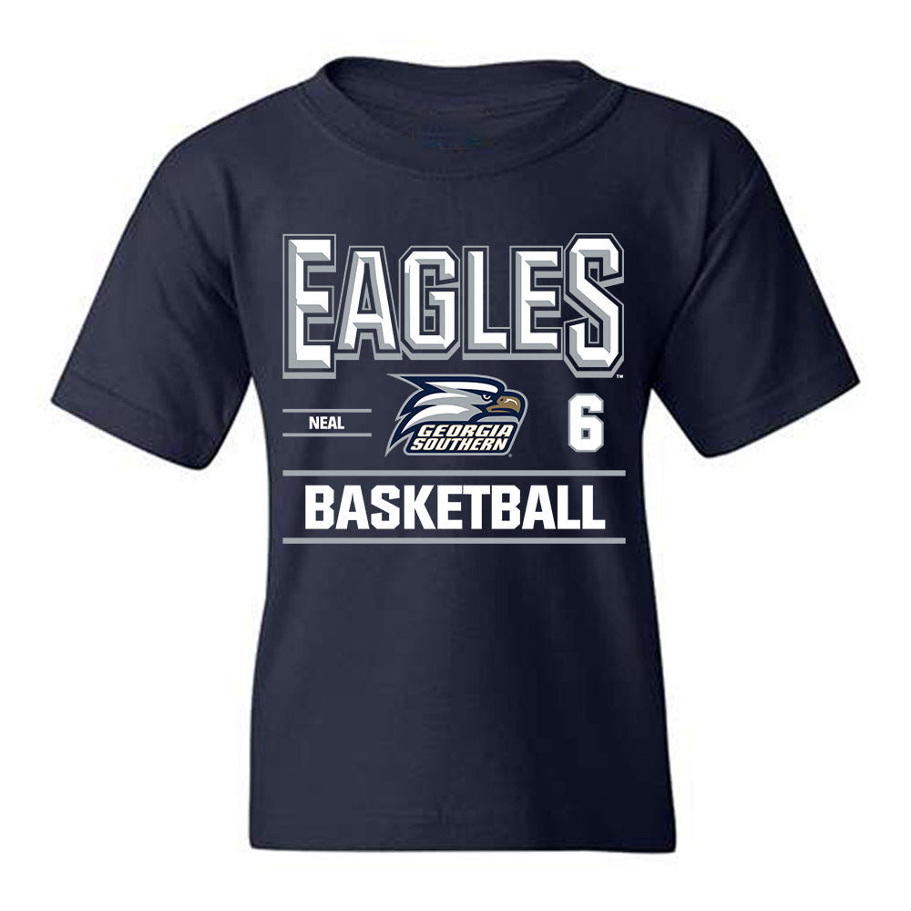 Georgia Southern - NCAA Men's Basketball : Amare Neal - Classic Fashion Shersey Youth T-Shirt-0