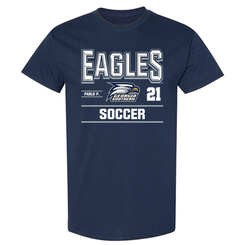Georgia Southern - NCAA Men's Soccer : Pablo Portero - Classic Fashion Shersey T-Shirt-0