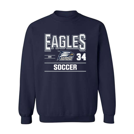 Georgia Southern - NCAA Men's Soccer : Justin Cox - Classic Fashion Shersey Crewneck Sweatshirt-0