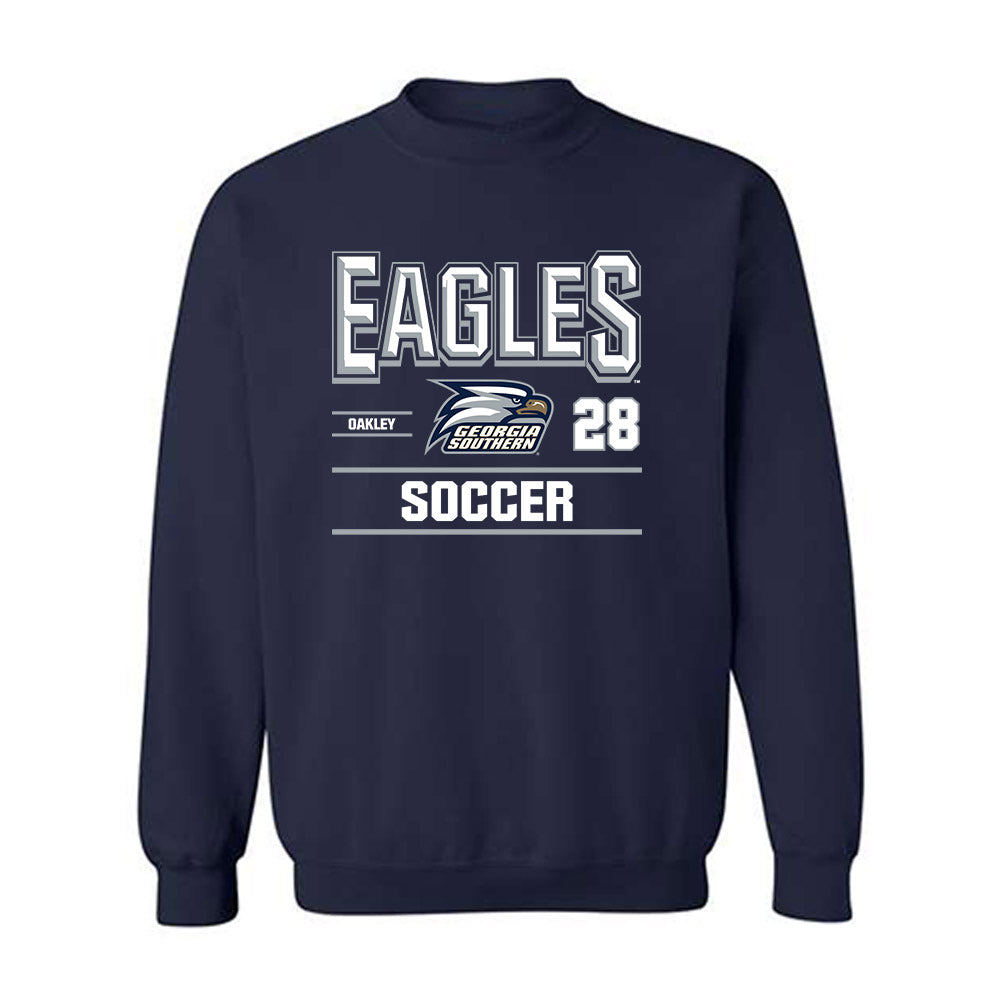 Georgia Southern - NCAA Women's Soccer : katie oakley - Classic Fashion Shersey Crewneck Sweatshirt-0