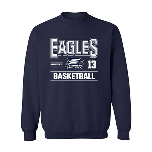 Georgia Southern - NCAA Men's Basketball : Alden Applewhite - Classic Fashion Shersey Crewneck Sweatshirt-0