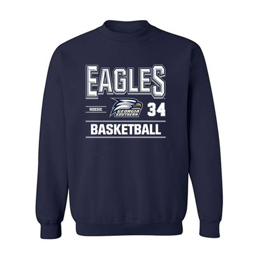 Georgia Southern - NCAA Men's Basketball : Pavle Ridesic - Classic Fashion Shersey Crewneck Sweatshirt-0