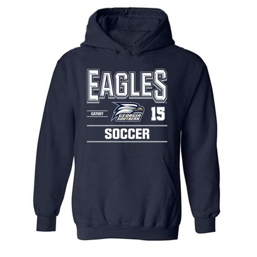 Georgia Southern - NCAA Women's Soccer : Paisley Cathey - Classic Fashion Shersey Hooded Sweatshirt-0