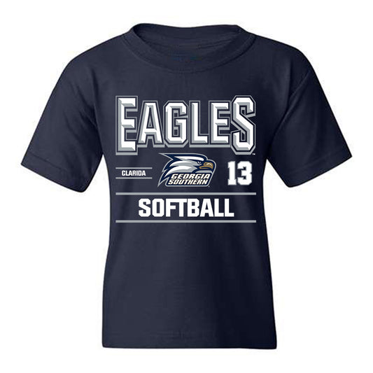 Georgia Southern - NCAA Softball : Kerra Clarida - Classic Fashion Shersey Youth T-Shirt-0