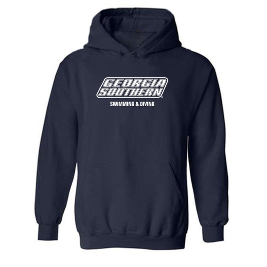 Georgia Southern - NCAA Women's Swimming & Diving : Sarah Luskus - Classic Fashion Shersey Hooded Sweatshirt-0