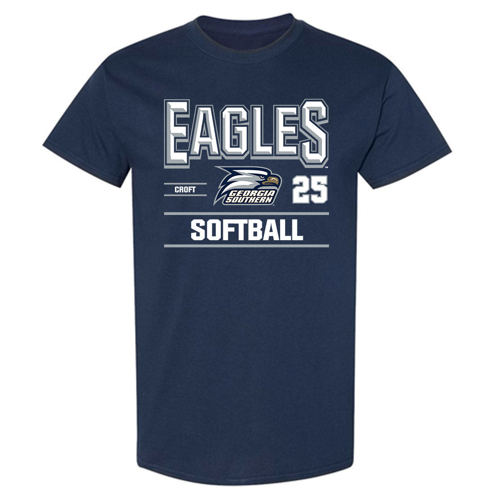 Georgia Southern - NCAA Softball : kaylee croft - Classic Fashion Shersey T-Shirt-0