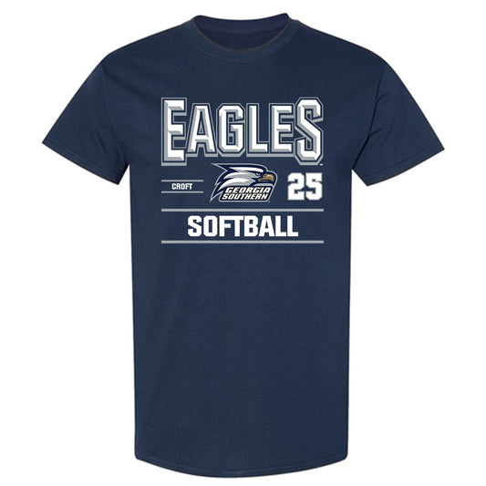 Georgia Southern - NCAA Softball : kaylee croft - Classic Fashion Shersey T-Shirt-0