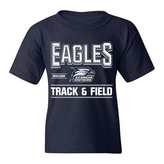 Georgia Southern - NCAA Women's Track & Field : Emily Wheldon - Classic Fashion Shersey Youth T-Shirt-0