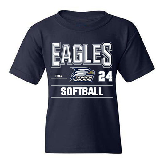 Georgia Southern - NCAA Softball : Demere Gray - Classic Fashion Shersey Youth T-Shirt-0