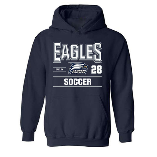 Georgia Southern - NCAA Women's Soccer : katie oakley - Classic Fashion Shersey Hooded Sweatshirt-0