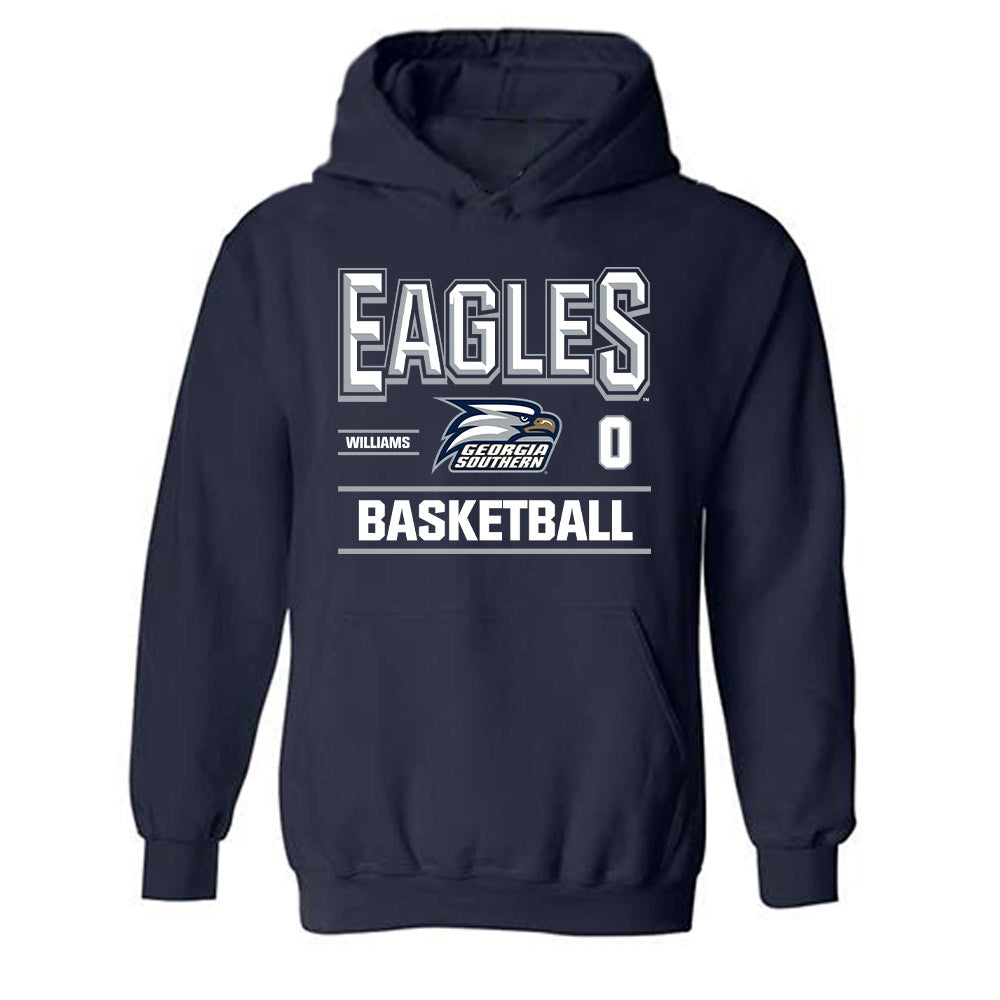 Georgia Southern - NCAA Men's Basketball : Jayden Williams - Classic Fashion Shersey Hooded Sweatshirt-0