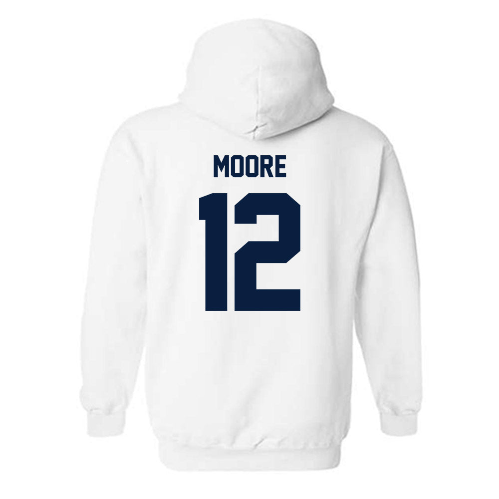 Georgia Southern - NCAA Men's Basketball : Tyren Moore - Classic Fashion Shersey Hooded Sweatshirt-1