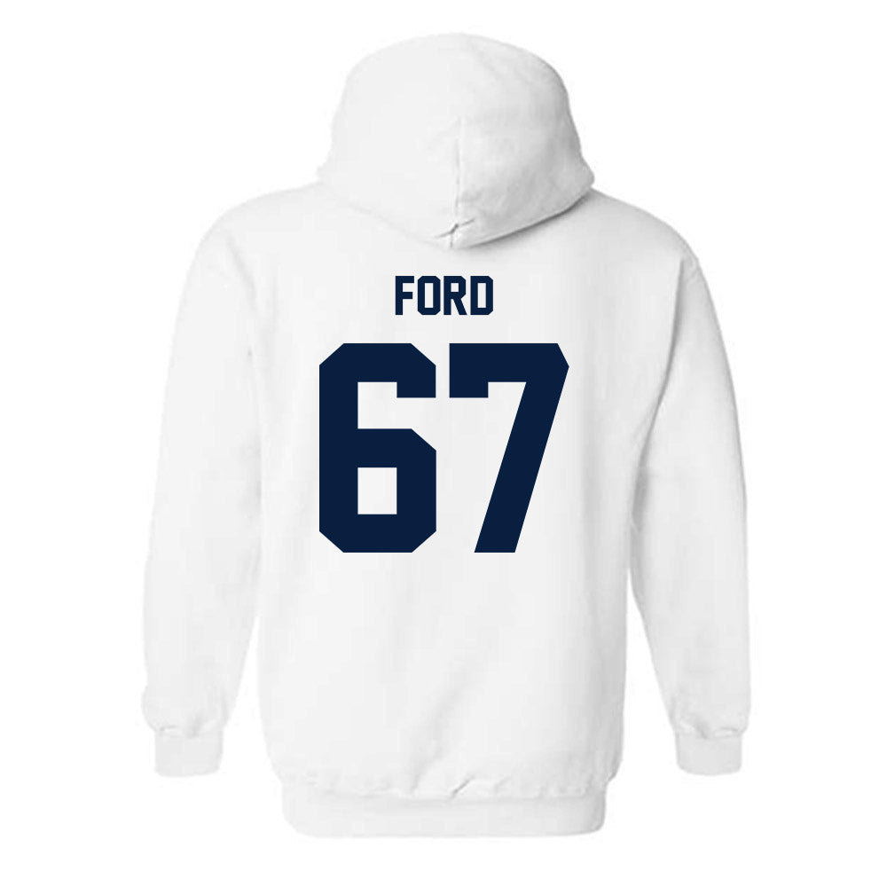 Georgia Southern - NCAA Football : Josh Ford - Classic Fashion Shersey Hooded Sweatshirt-1